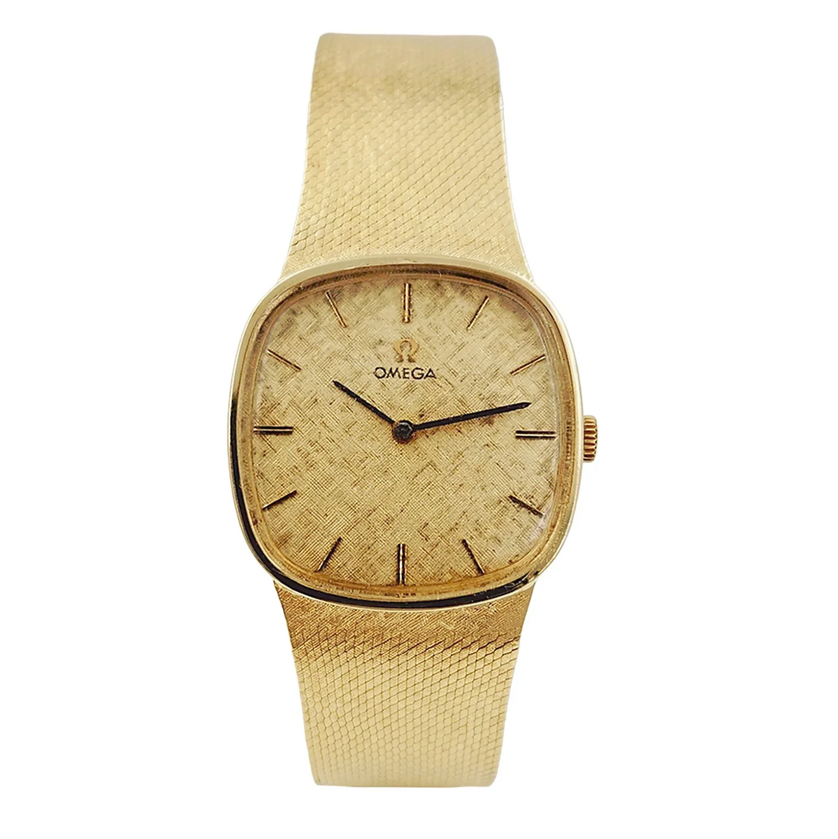 OMEGA ヴィンテージ　腕時計　14K GOLD 1970's Unisex Omega 29mm Vintage 14K Yellow Gold Watch with