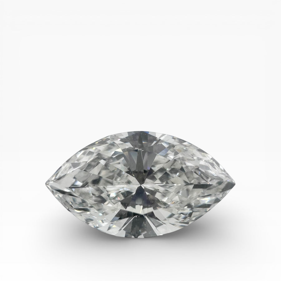 1.12 Carat GIA Certified VS1, Color H, Marquis Cut Natural Diamond.