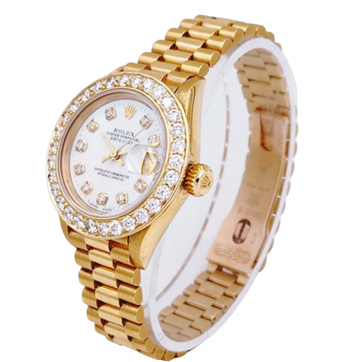 Ladies Rolex 26mm Presidential 18K Solid Yellow Gold Watch with