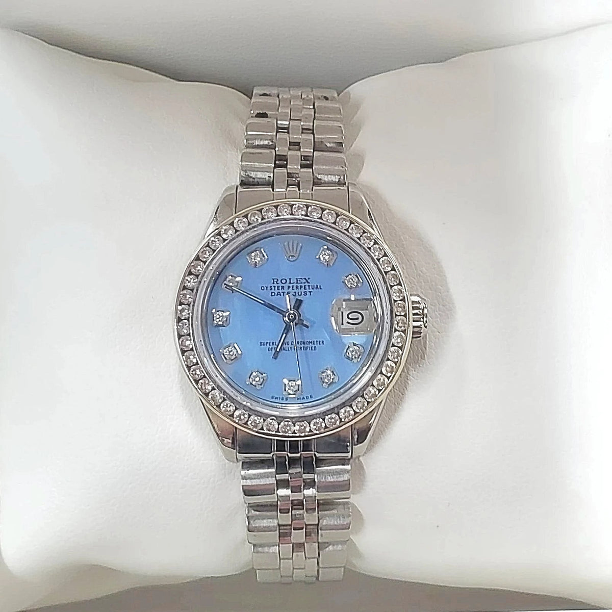 Ladies Rolex 26mm DateJust Stainless Steel Watch with Powder  display picture 1