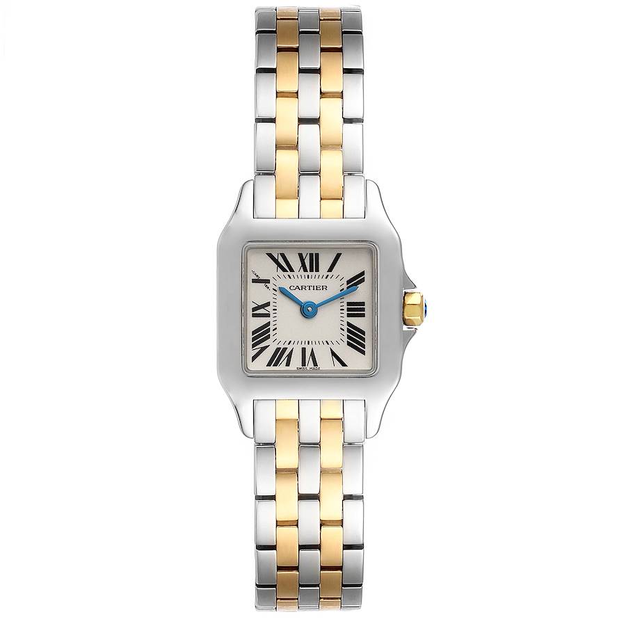Ladies Medium Cartier Santos Watch in Yellow Gold / Stainless Steel. (Pre-Owned)