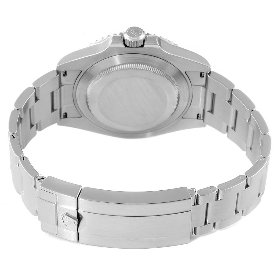 2012 Men's Rolex 40mm Oyster Perpetual Submariner Date Stainless Steel Watch with Black Dial and Black Ceramic Bezel. (Pre-Owned 116610)