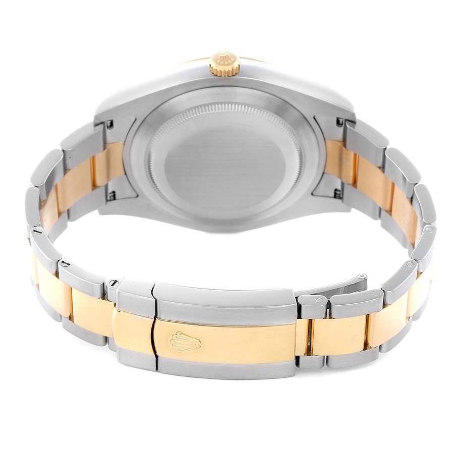 *2012 Men's Rolex 41mm DateJust Two Tone 18K Yellow Gold / Stainless Steel Watch with Champagne Dial and Fluted Bezel. (Pre-Owned Box/Card 116333)