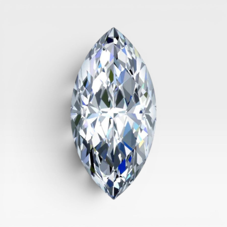 3.01 Carat IGI Certified VVS2, Color G, Marquise Cut Lab Grown Loose Diamond.