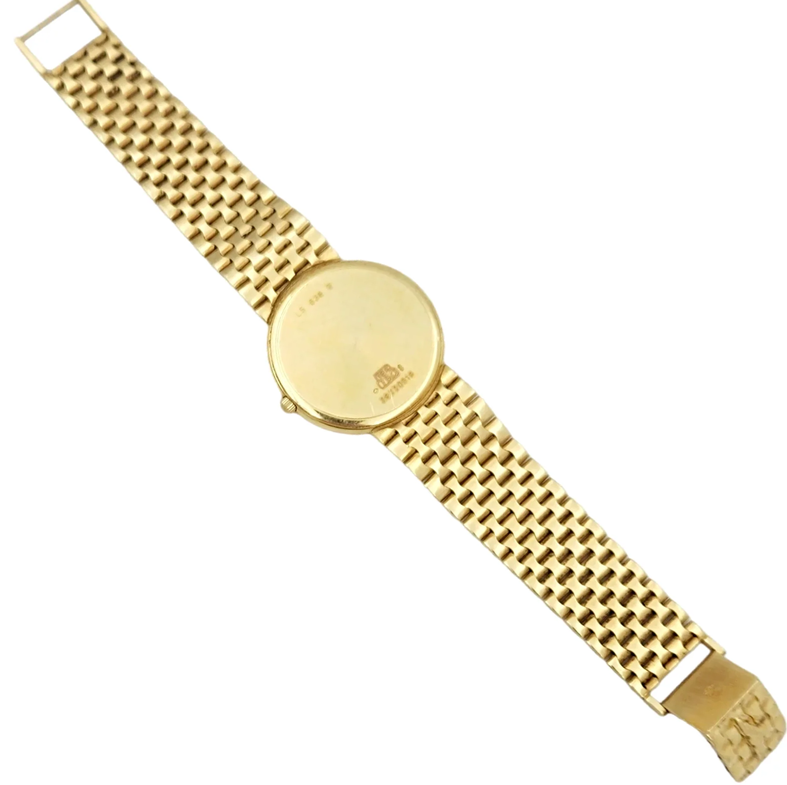 Men's Longines Vintage 34mm Watch with 18K Yellow Gold Band, Gold Dial and Gold Bezel. (Pre-Owned )
