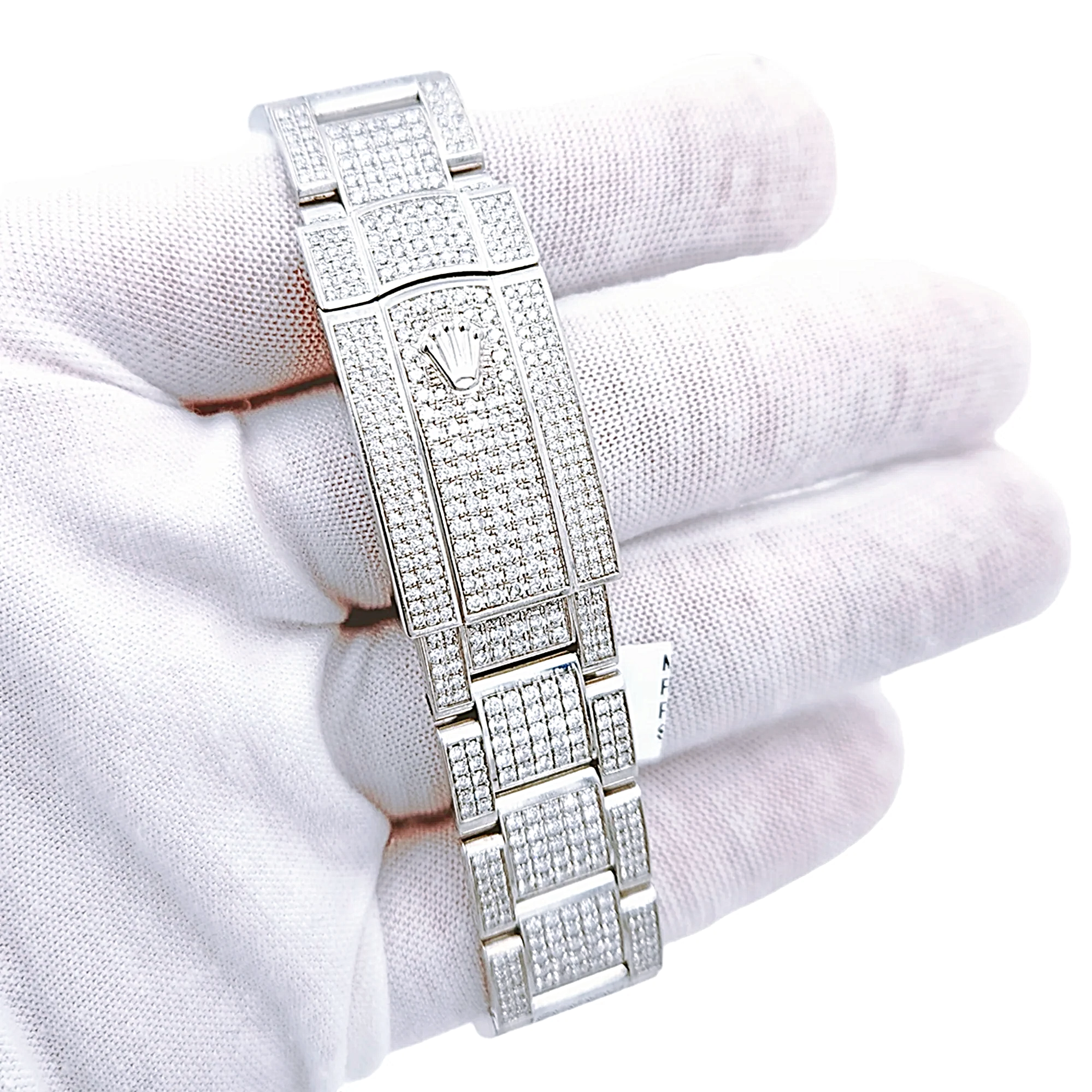 Men's Rolex 40mm DateJust Diamond Bracelet / Stainless Steel Watch with Diamond Dial and Diamond Bezel. (Pre-Owned)