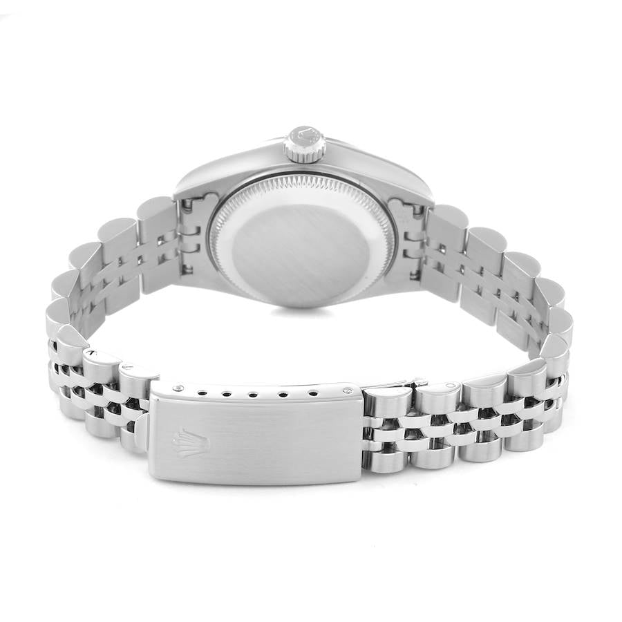 2000 Ladies Rolex 26mm DateJust Stainless Steel Watch with Blue Diamond Dial and Fluted Bezel. (Pre-Owned 69174)