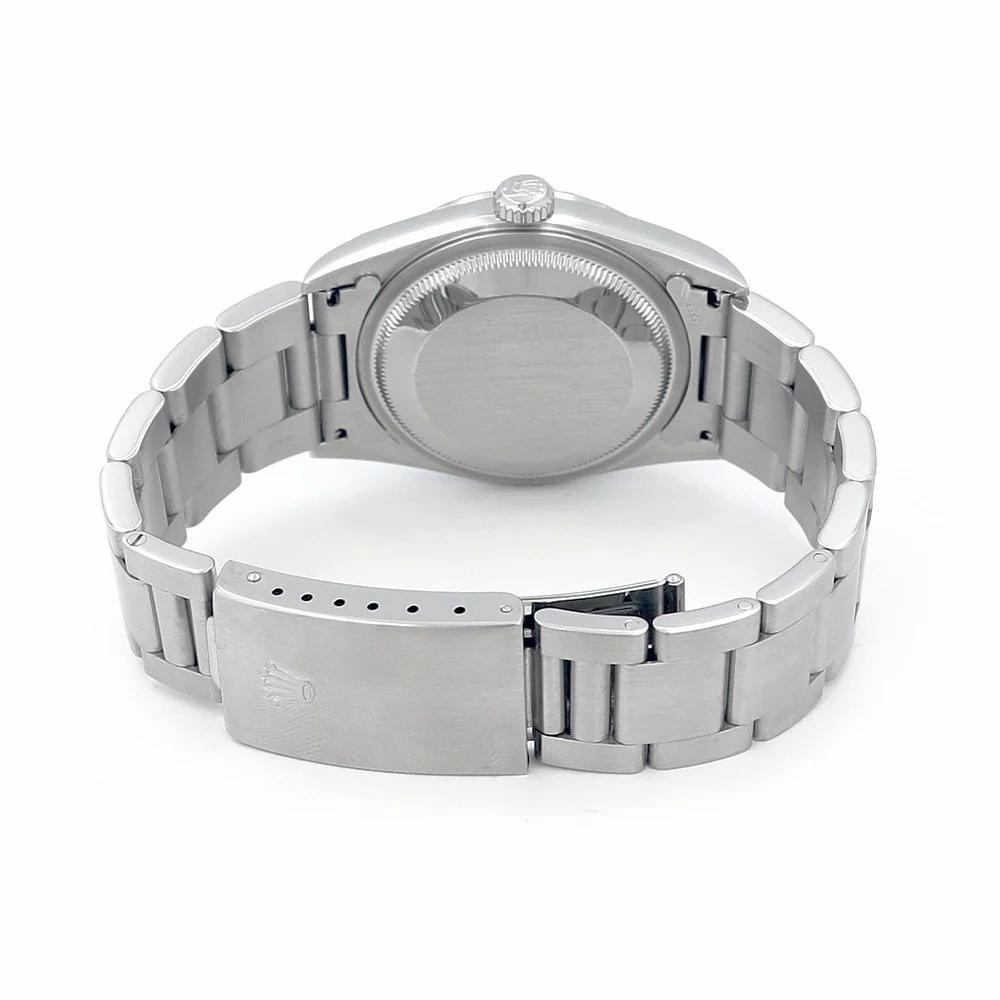 Men's Rolex 36mm DateJust Oyster Perpetual Stainless Steel Watch with Silver Dial and Fluted Bezel. (Pre-Owned 16220)