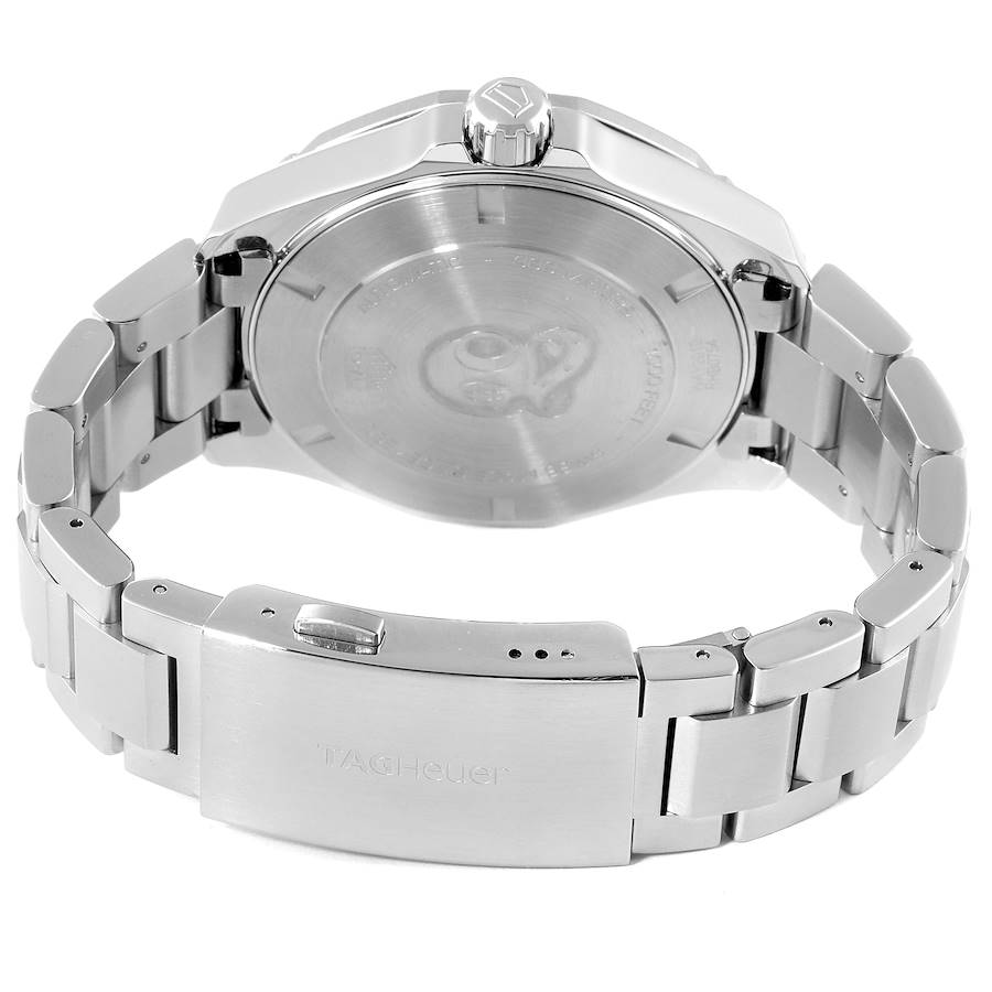 Men's TAG Heuer Aquaracer 43mm Automatic Stainless Steel Watch with Black Dial. (Pre-Owned)