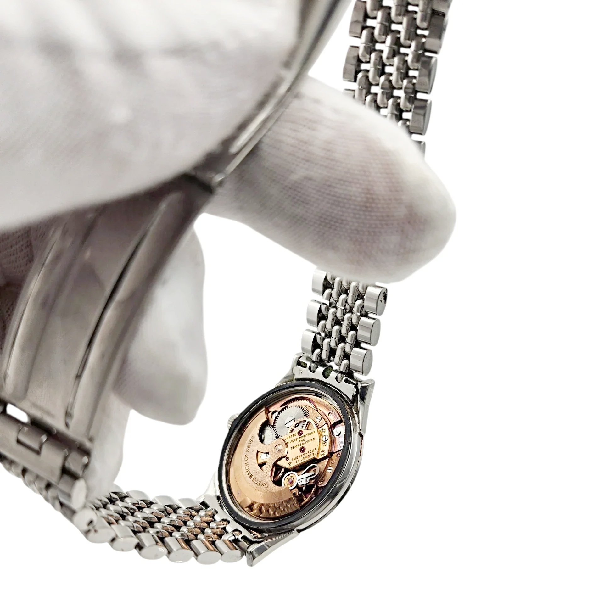 1960's Men's Omega Constellation 34mm Automatic Vintage Stainless Steel Watch with Silver Dial. (Pre-Owned)