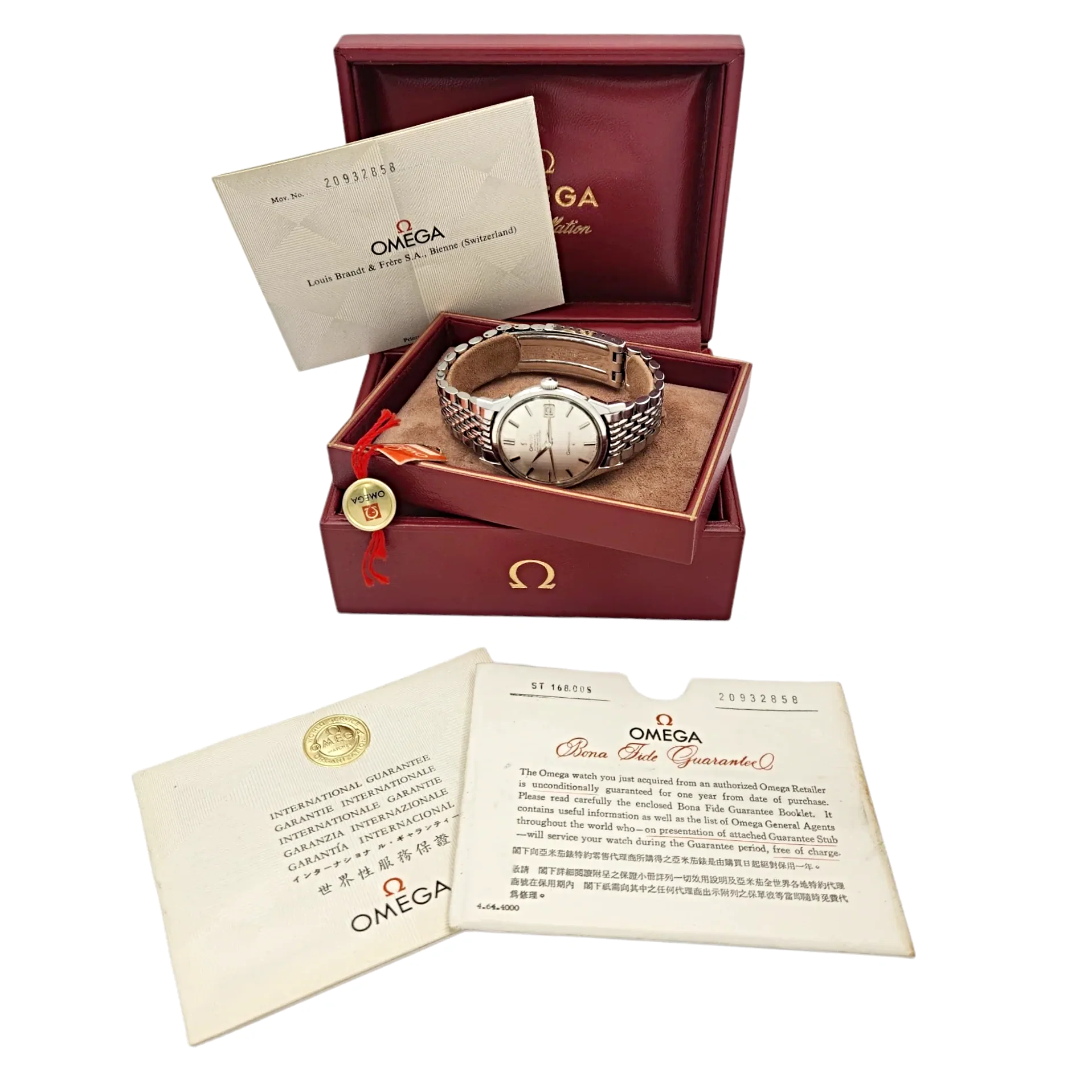 1960's Men's Omega Constellation 34mm Automatic Vintage Stainless Steel Watch with Silver Dial. (Pre-Owned)