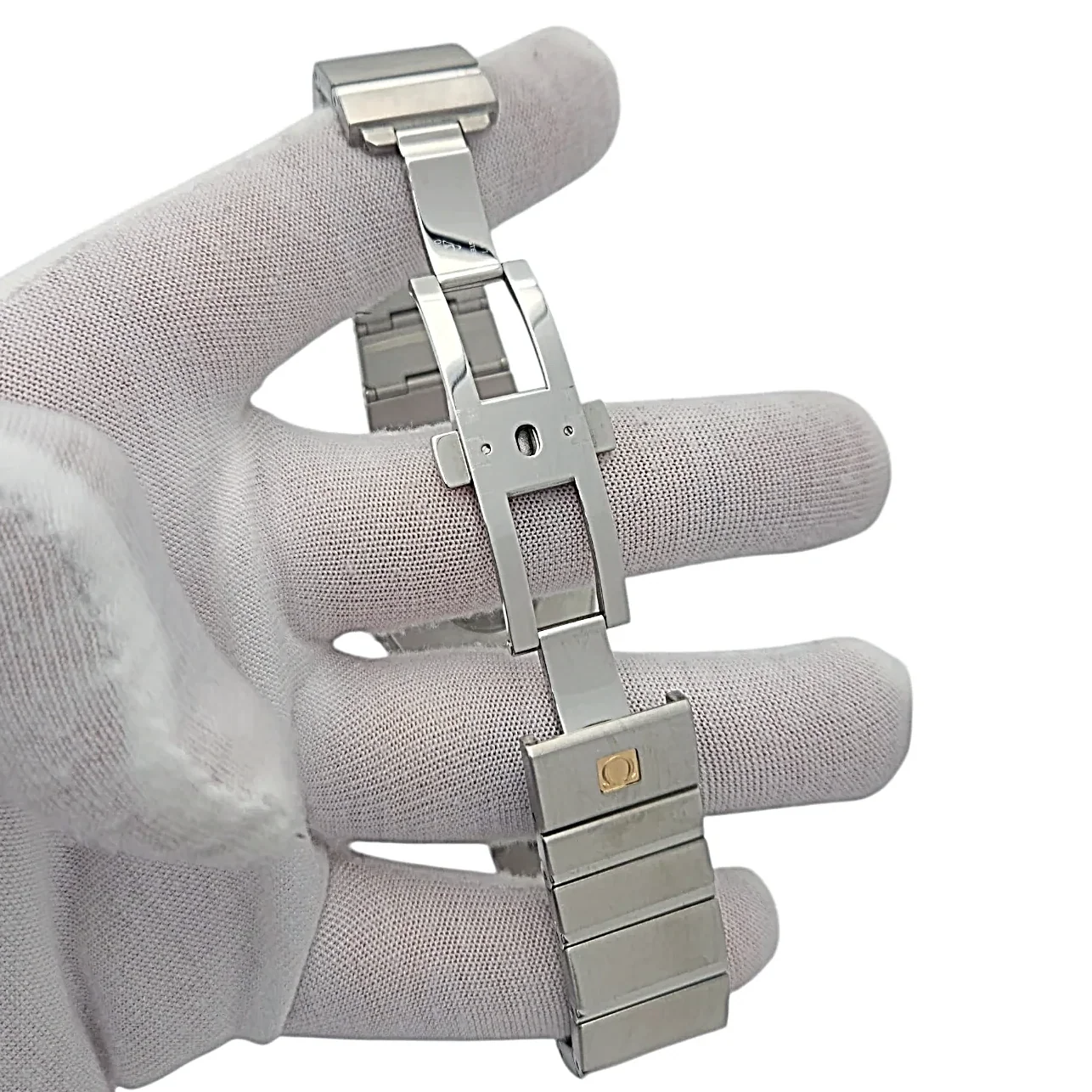 Men's Omega 36mm Constellation Stainless Steel Watch with Black Dial and Fixed Roman Numeral Bezel. (Pre-Owned)