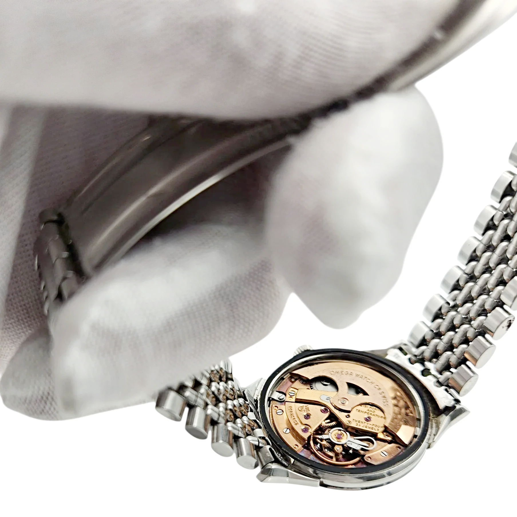 1960's Men's Omega Constellation 34mm Automatic Vintage Stainless Steel Watch with Silver Dial. (Pre-Owned)