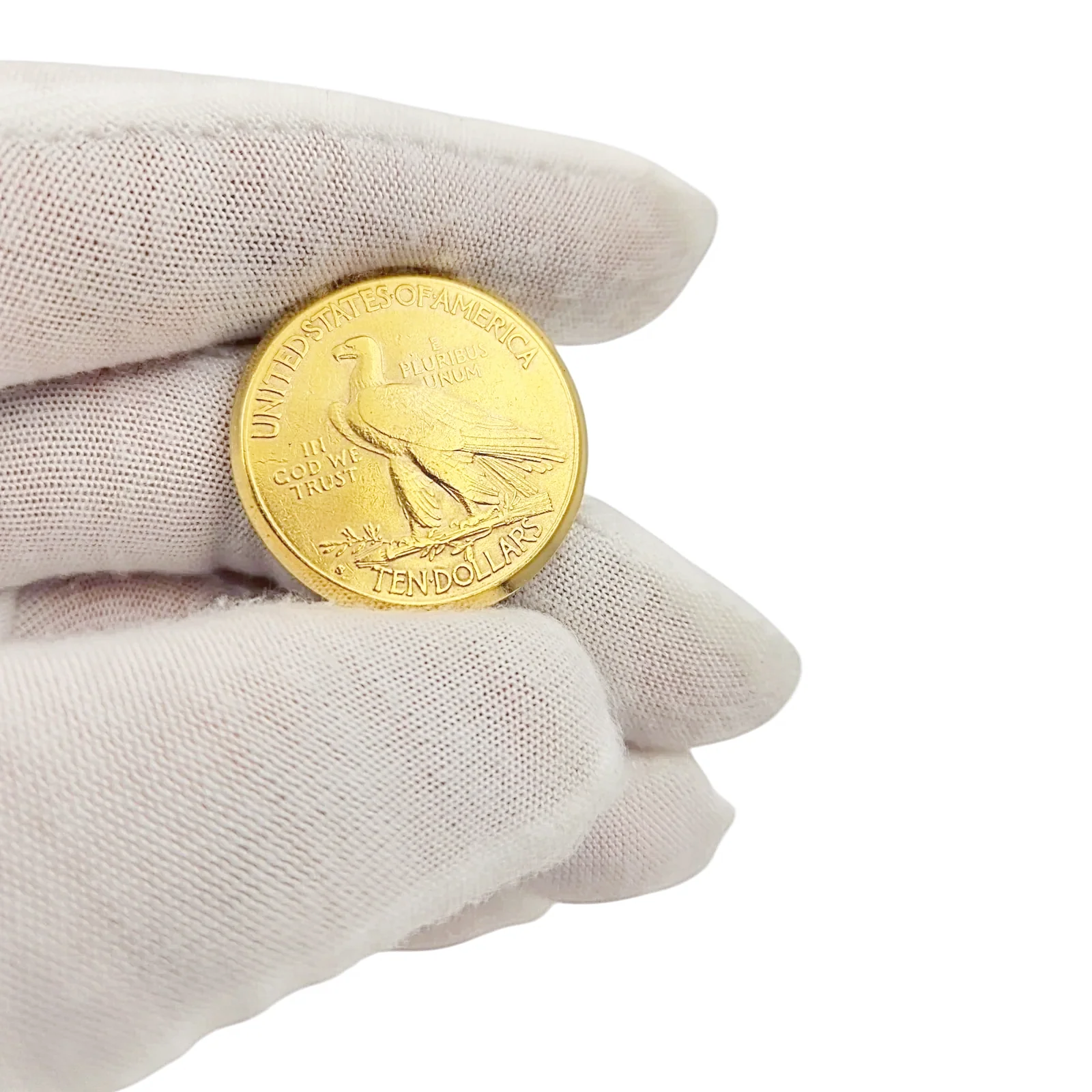 1910 Ladies Geneve 28mm Indian Eagle 22K Gold $10 Dollar Coin Watch with 18K Yellow Gold Bracelet. (Pre-Owned)