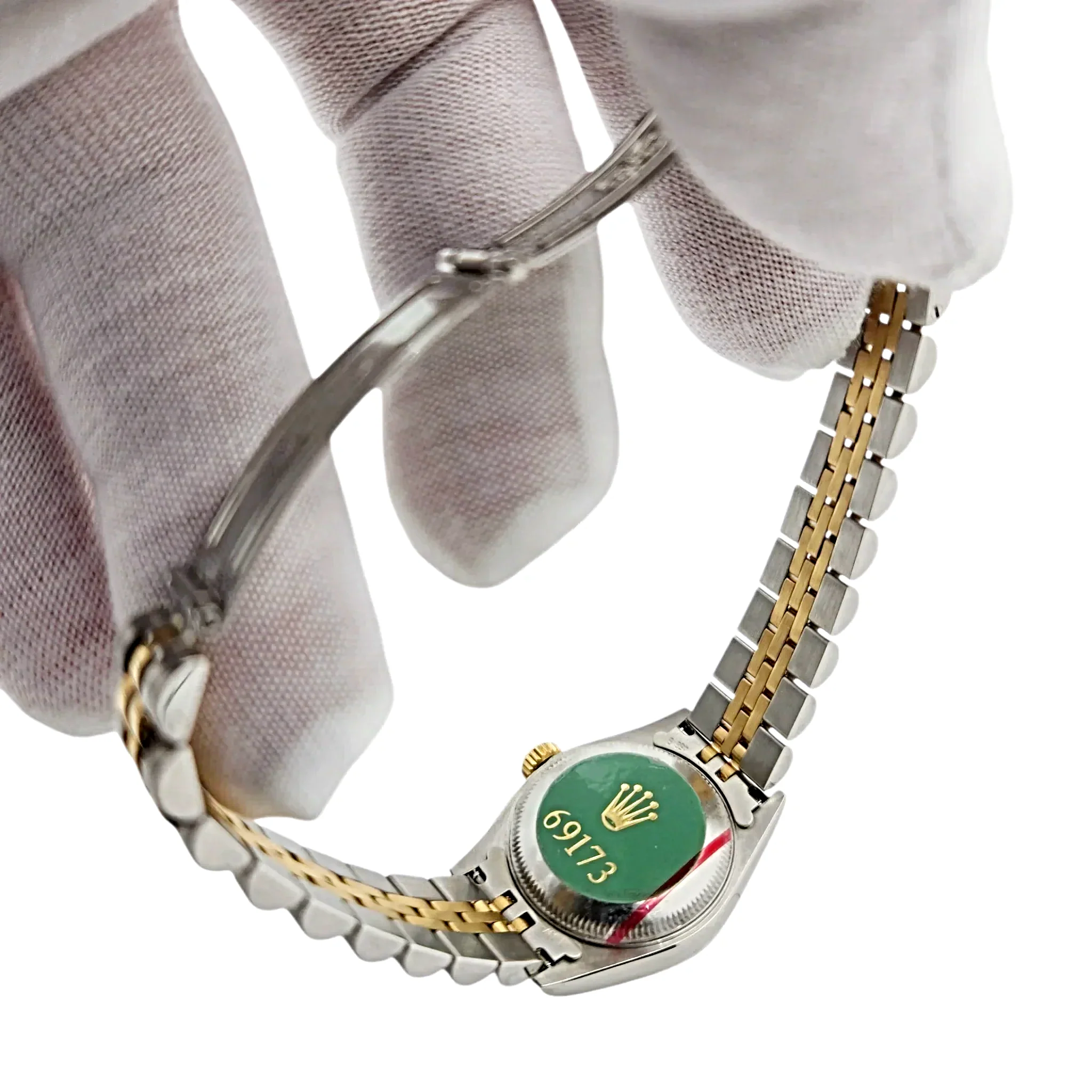 Men's Rolex 36mm DateJust Two Tone 18K Gold / Stainless Steel Watch with Brown 3D Anniversary Dial and Fluted Bezel. (Pre-Owned 16233)