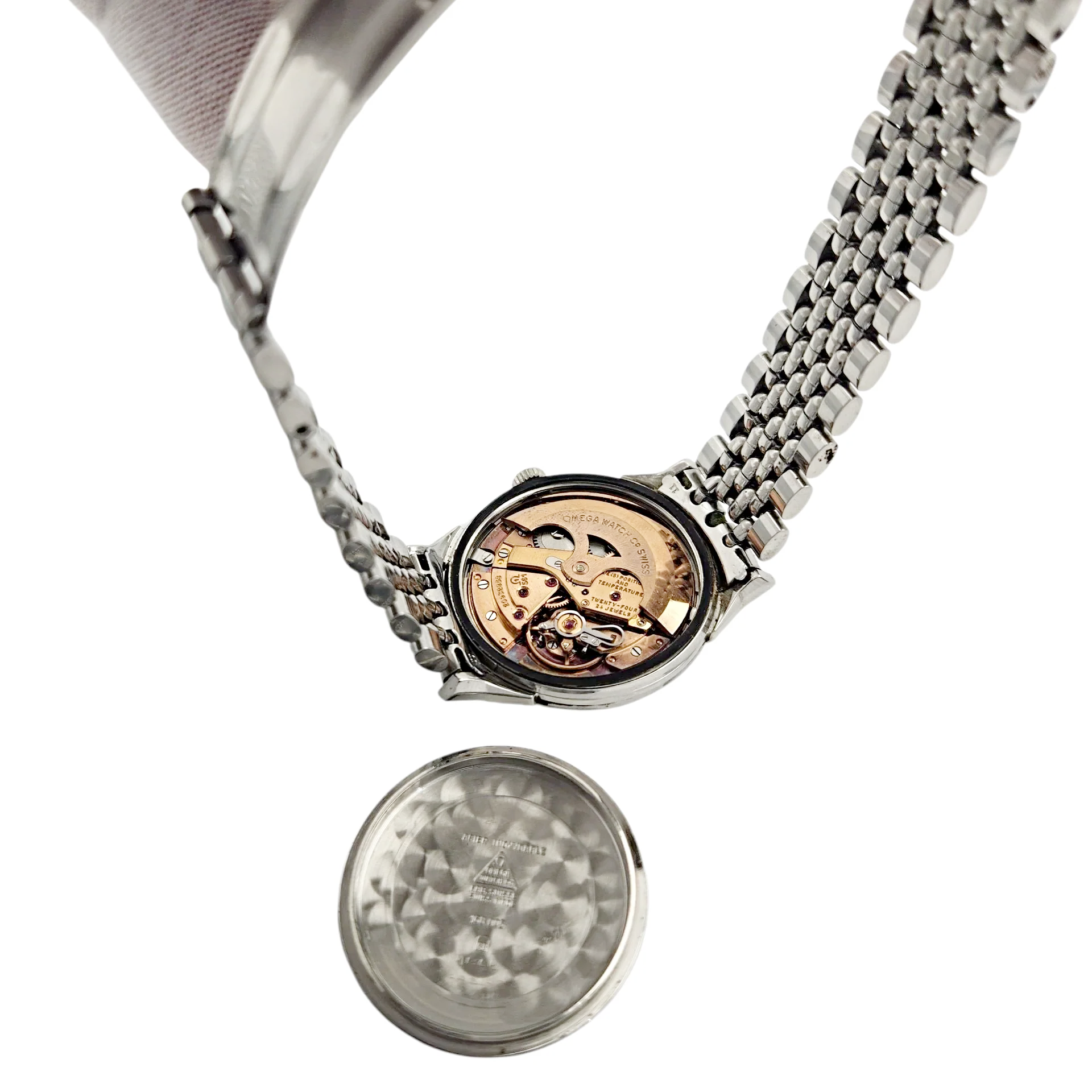 1960's Men's Omega Constellation 34mm Automatic Vintage Stainless Steel Watch with Silver Dial. (Pre-Owned)