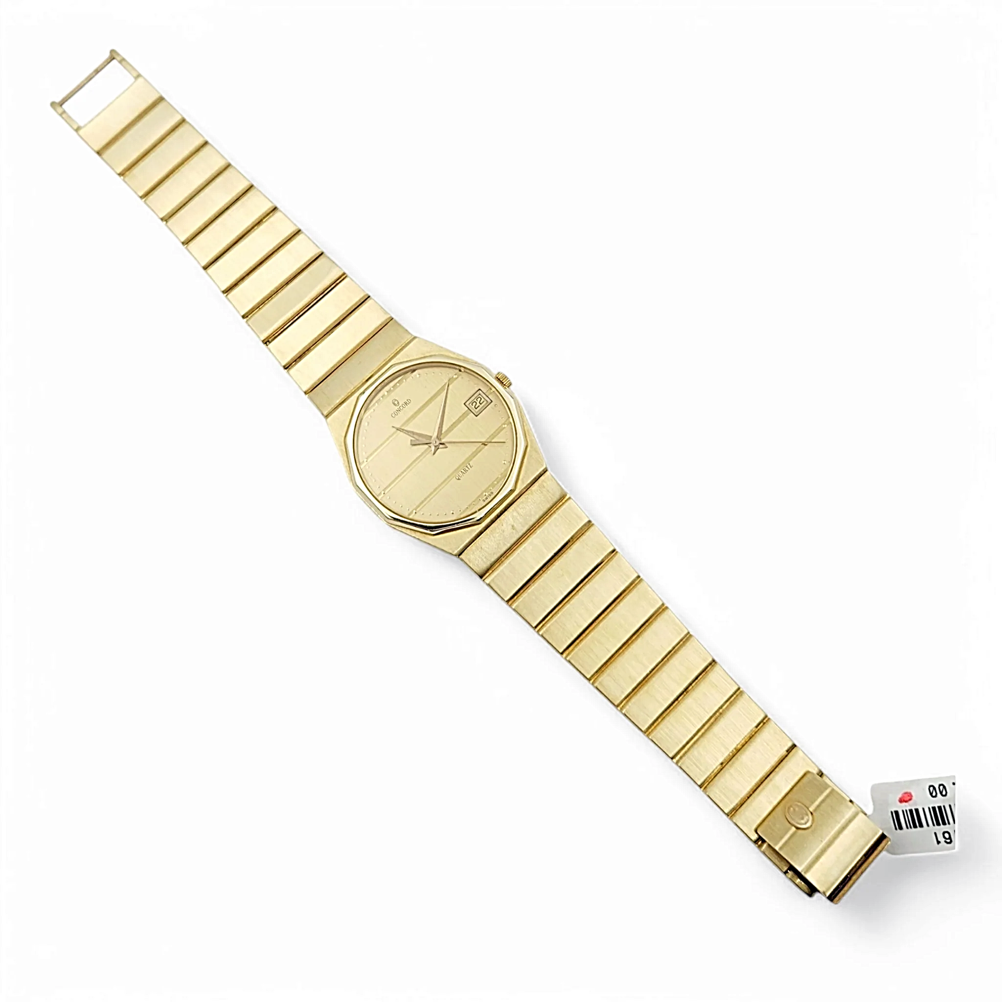 Men's Concord 33mm Mariner Octagon 14K Yellow Gold Watch with Gold Dial. (Pre-Owned)