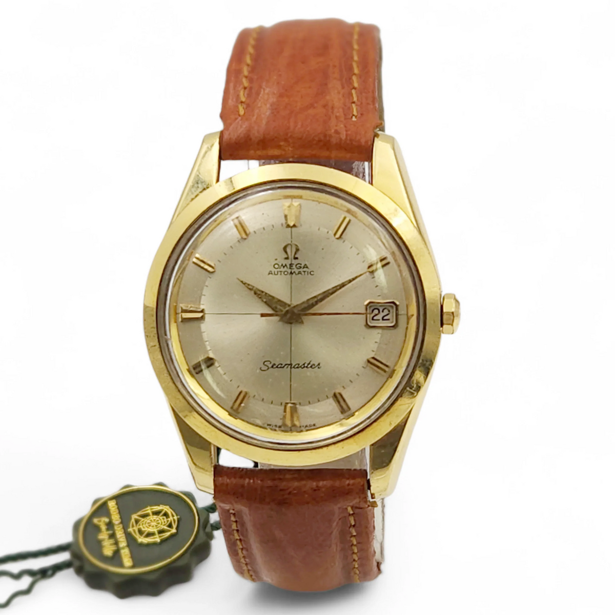 Men's Omega Seamaster 35mm Vintage Automatic Gold Plated / Stainless S ...