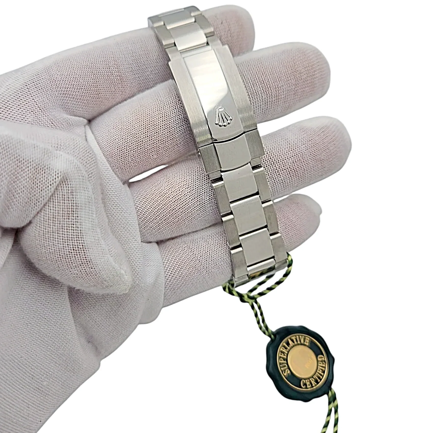 2025 Men's Rolex 41mm DateJust Stainless Steel Watch with Black Dial and Smooth Bezel. (UNWORN 126300)