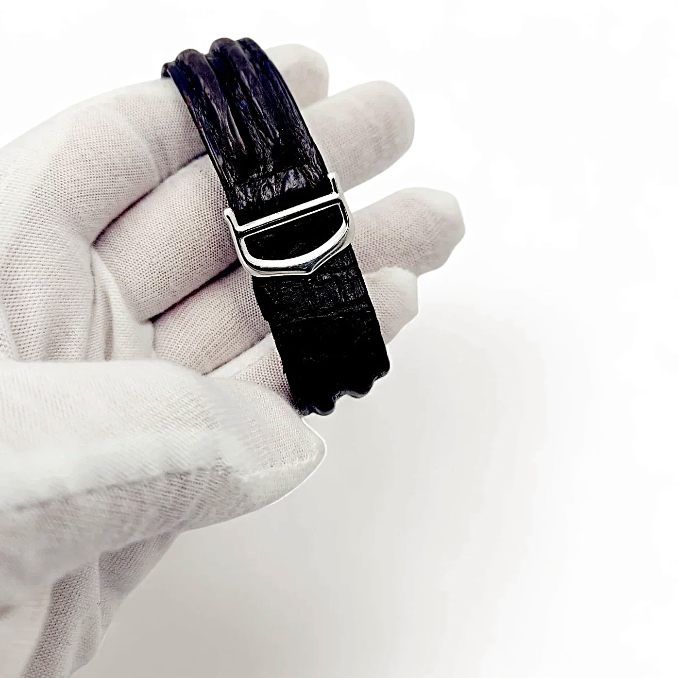 Unisex Cartier Pasha 38mm Arabic Numeral Automatic Watch with Brown Leather Strap and Ivory Dial. (Pre-Owned)