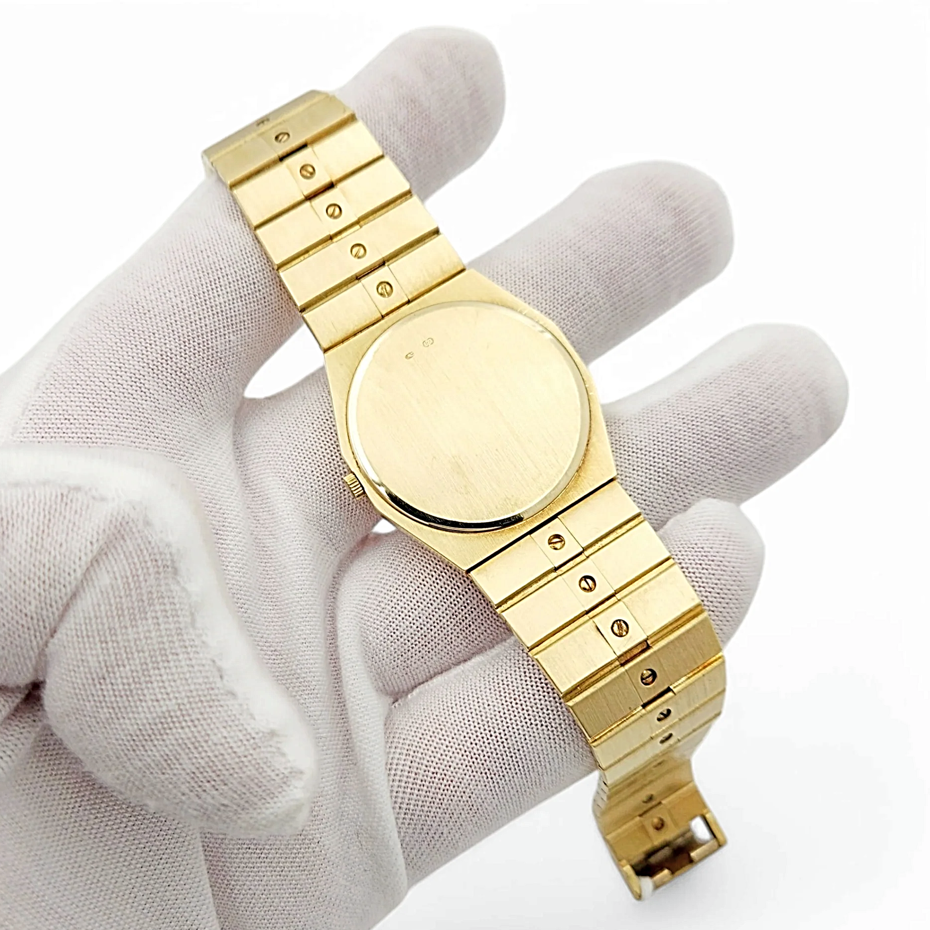 Men's Concord 33mm Mariner Octagon 14K Yellow Gold Watch with Gold Dial. (Pre-Owned)