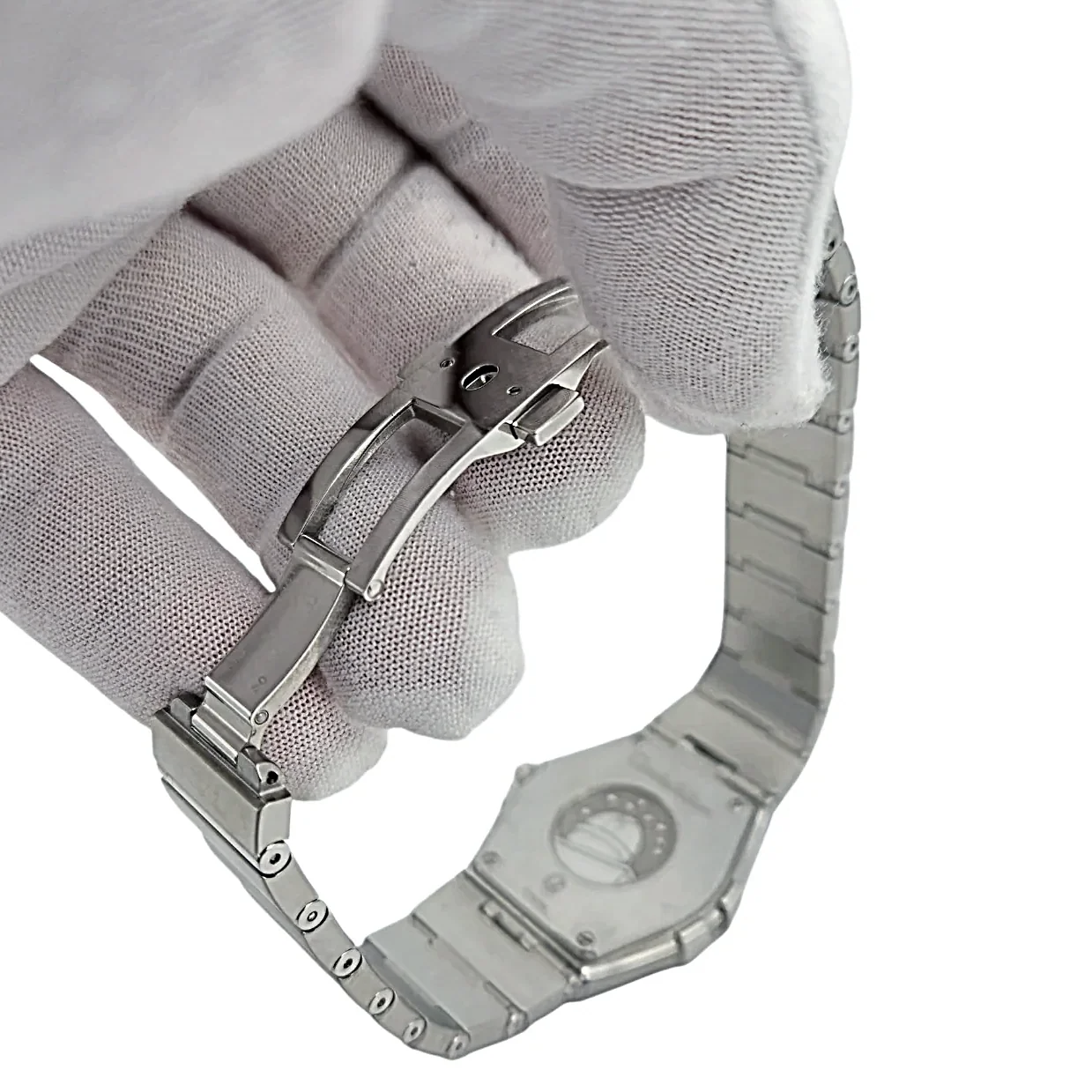 Men's Omega 36mm Constellation Stainless Steel Watch with Black Dial and Fixed Roman Numeral Bezel. (Pre-Owned)