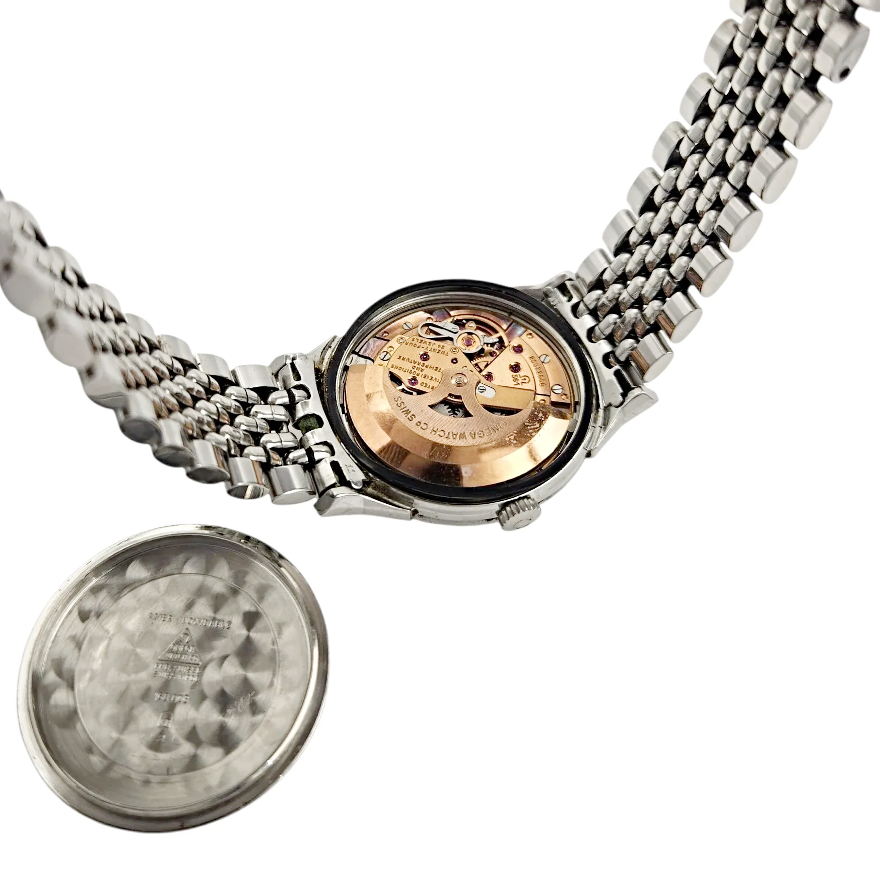 1960's Men's Omega Constellation 34mm Automatic Vintage Stainless Steel Watch with Silver Dial. (Pre-Owned)