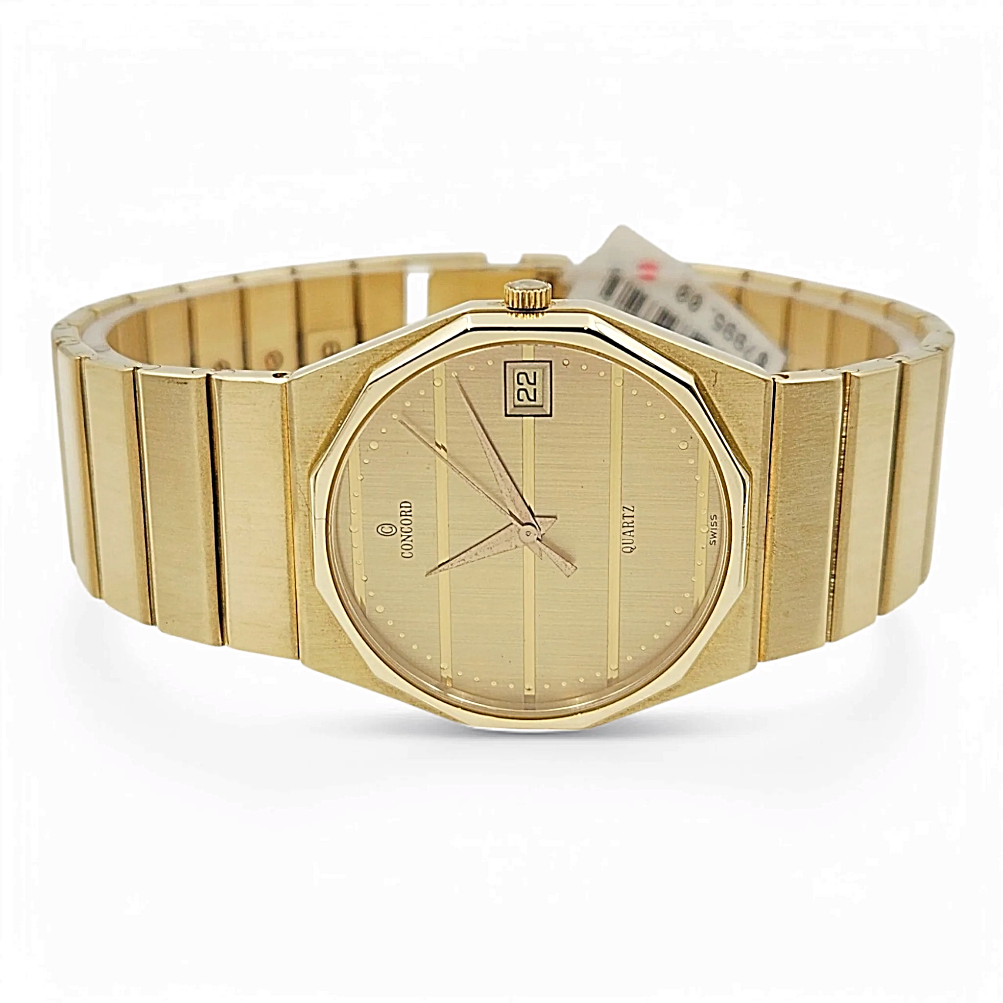 Men's Concord 33mm Mariner Octagon 14K Yellow Gold Watch with Gold Dial. (Pre-Owned)