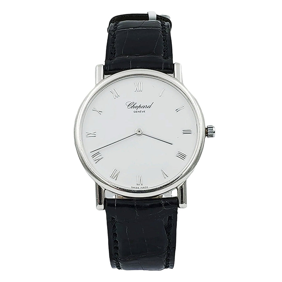 Men's Chopard 32mm Classique Homme Vintage 18K White Gold Watch