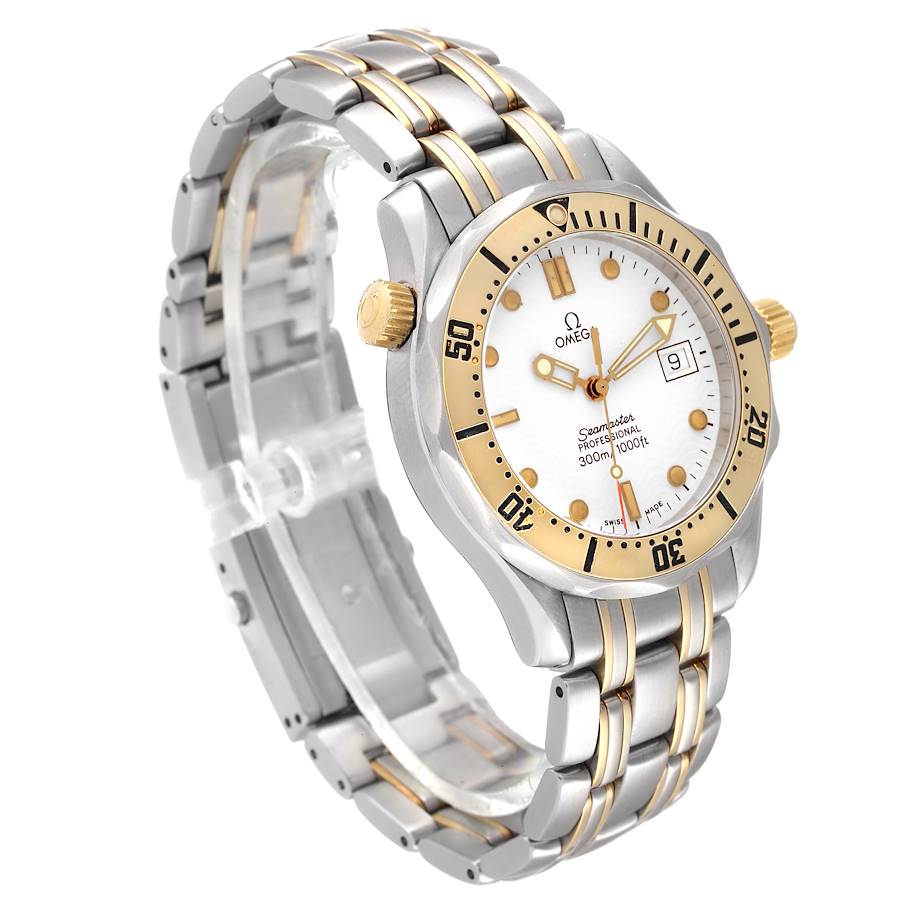 Men's Omega Seamaster 41mm Professional 18K Yellow Gold / Stainless Steel Watch with Rotating Bezel. (Pre-Owned)
