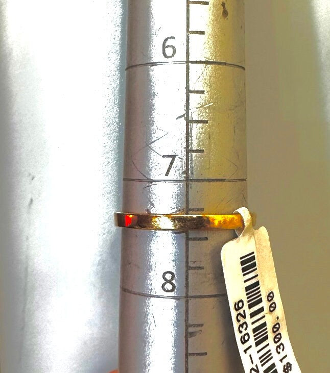 18k Yellow Gold Dimond and Blue Sapphire ring. Size 7.25+ (free sizing message seller)