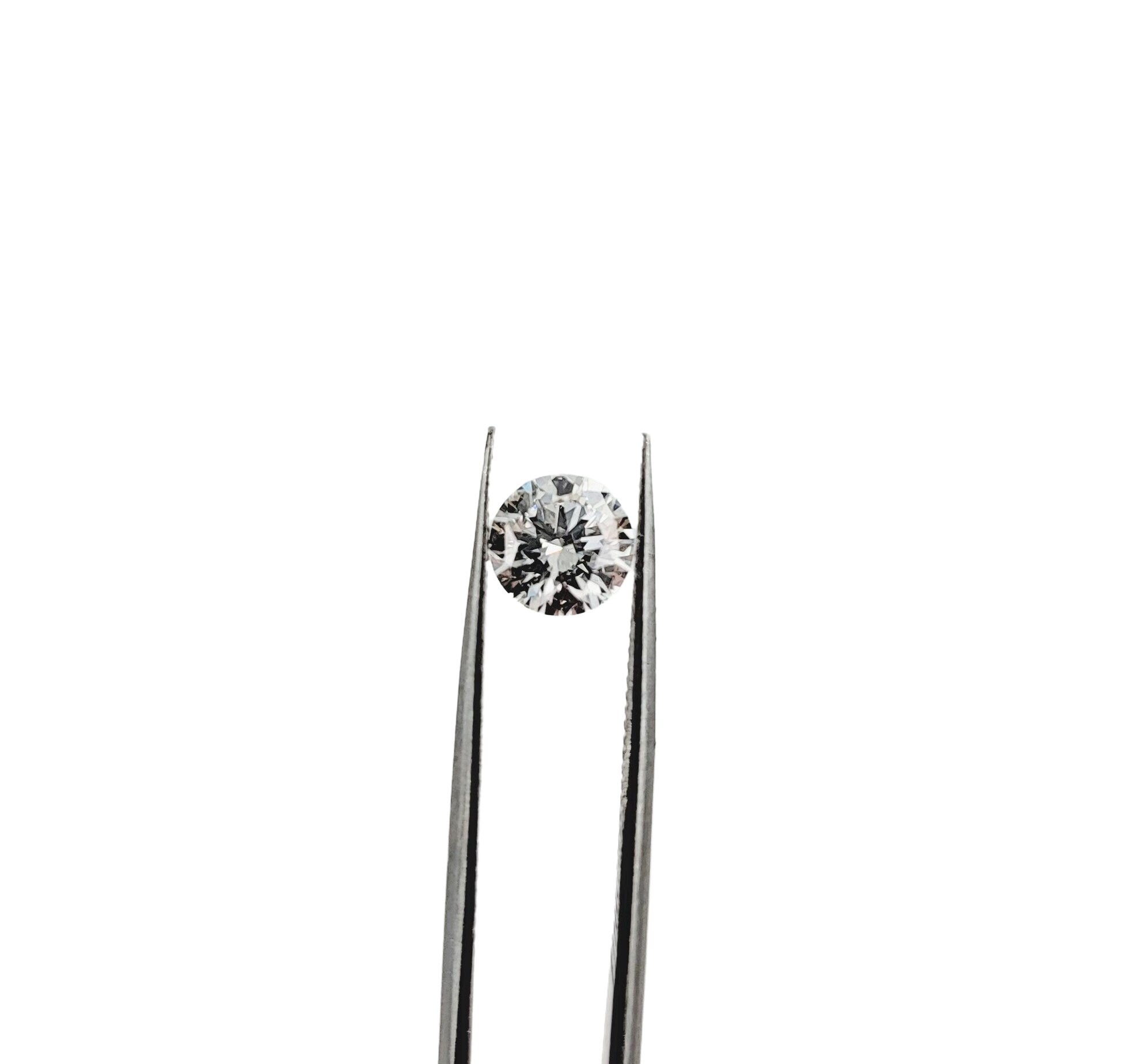 1.02ct Round Brilliant Cut Lab Grown Diamond VS1 Clarity, E Color