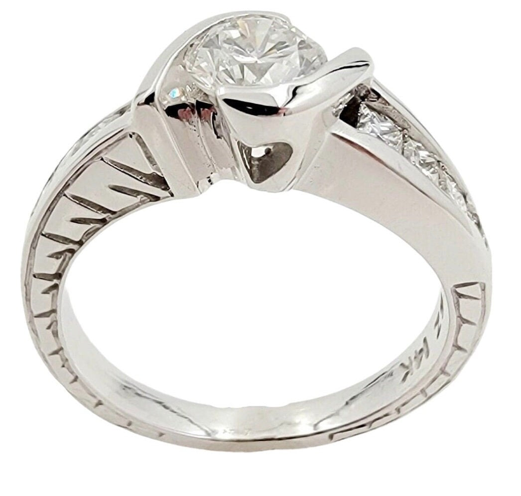 14k White Gold Lady's Statement Ring