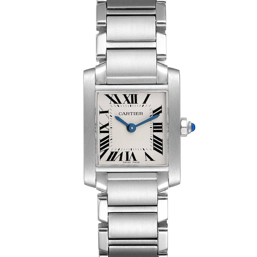 Ladies Small Cartier Tank Francaise Watch In Polished Finish. (Pre-Owned)