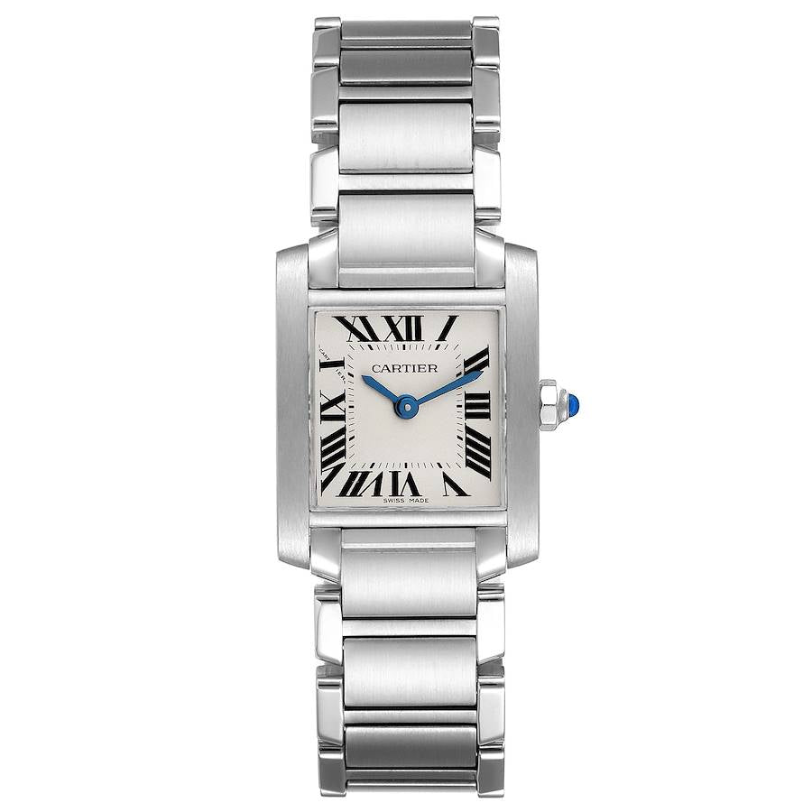 Ladies Small Cartier Tank Francaise Watch In Polished Finish. (Pre-Owned W51008Q3)
