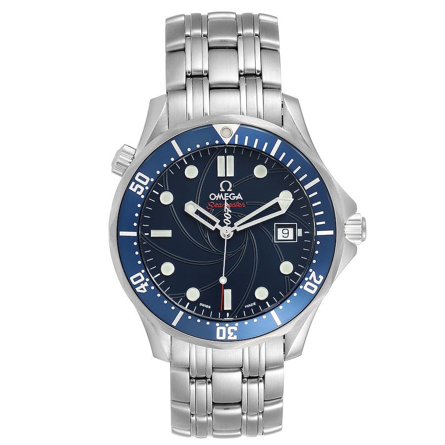 Men's Omega Seamaster SS 007 Edition Stainless Steel 41mm Watch with Rotating Bezel and Chronometer Calibre. (Pre-Owned)