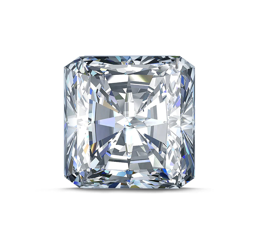 3.01 Carat EGL Certified VVS2, Color H, Radiant Cut Natural Diamond.